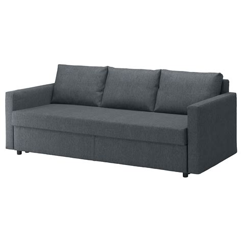 FRIHETEN 3-seat sofa-bed, Hyllie dark grey | IKEA Indonesia