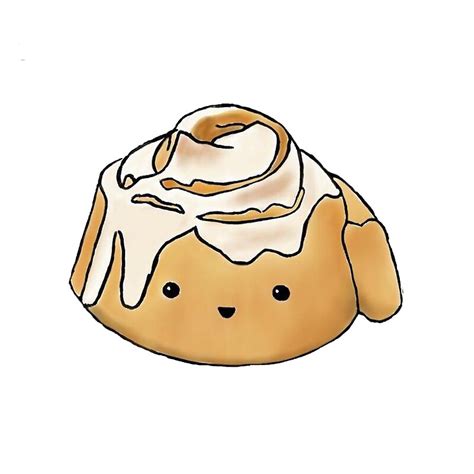 "cinnamon roll cute kawaii" Art Prints by fennywho | Redbubble