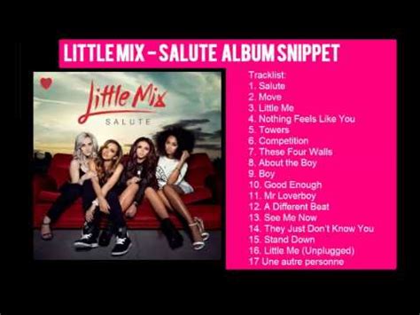 Little Mix - Salute (Album Snippets) - YouTube