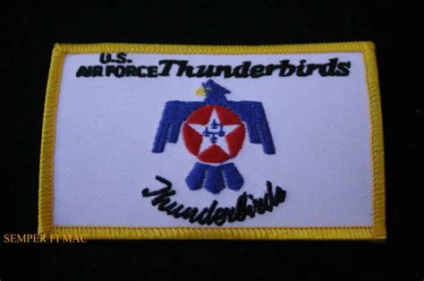 THUNDERBIRDS LOGO SEAL Us Air Force Flag Hat Patch Nellis Afb Pilot F16 Crew Wow $9.94 - PicClick