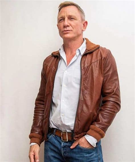 Knives Out Benoit Blanc Jacket | Daniel Craig Knives Out Leather Jacket