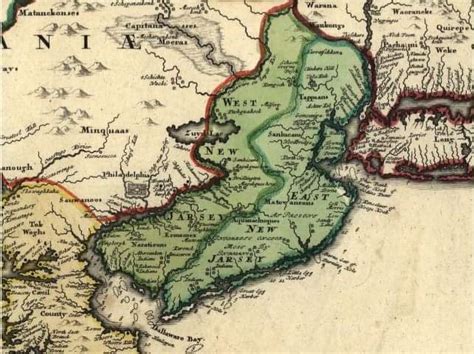 On this date in 1702, the territories of East and West Jersey were ...