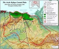 Arctic National Wildlife Refuge Boundary Map - ANWR AK US • mappery