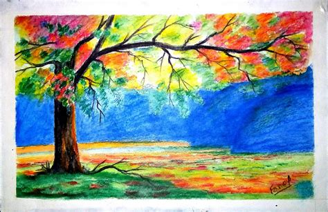 Easy Scenery Colour Pencil Drawing / How to draw easy scenery drawing for kids ,easy lands cape ...