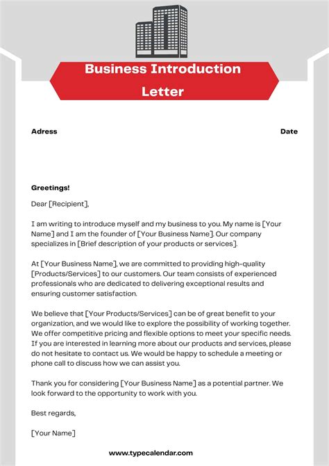 10 Types Of Business Letter Printable Templates Free – NBKomputer