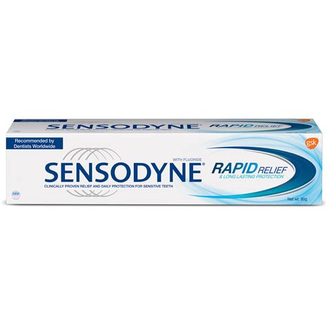 Sensodyne Rapid Relief Toothpaste, 80 gm Price, Uses, Side Effects, Composition - Apollo Pharmacy