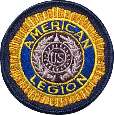 Embroidered American Legion Emblem Patch - American Legion Flag & Emblem