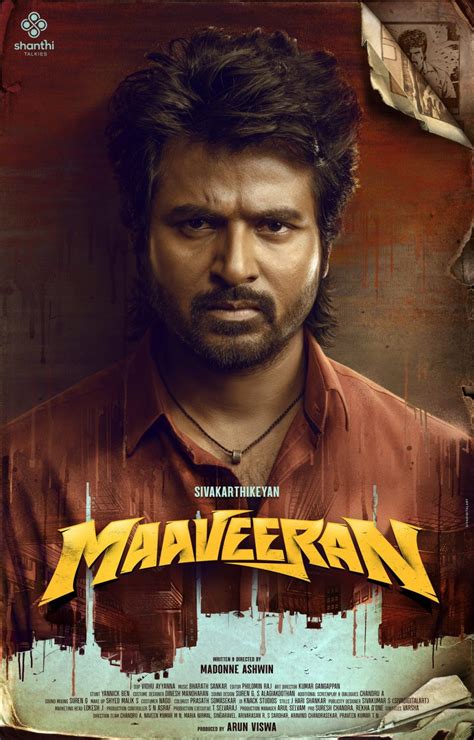 Sivakarthikeyan Maaveeran First Look Poster HD