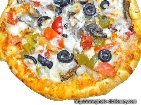 pizza toppings - photo/picture definition at Photo Dictionary - pizza ...