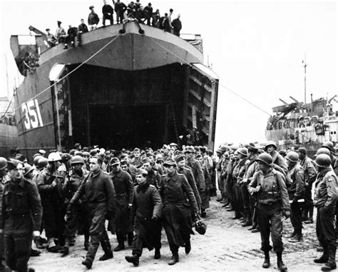 Battle of Anzio, January-June 1944. German Prisoners at the Anzio Beachhead below Rome, on their ...