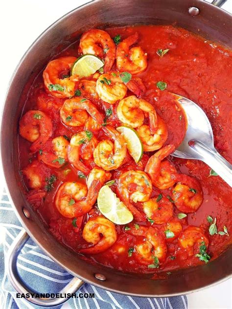 5-Ingredient Shrimp a la Diabla (Camarones a la Diabla) - Easy and Delish