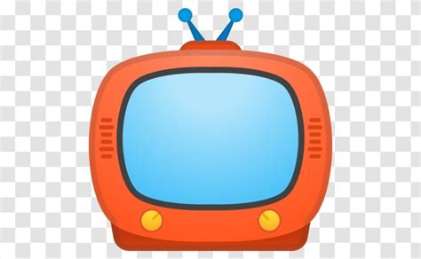 Emoji Background - Television Set - Technology Media Transparent PNG