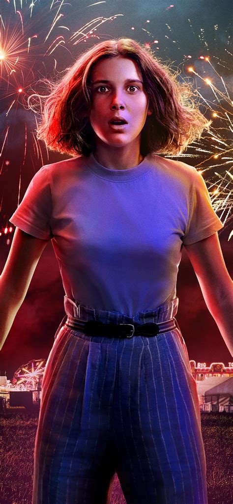 1125x2436 Millie Bobby Brown As Eleven Stranger Things 3 Poster Iphone XS,Iphone 10,Iphone X ...