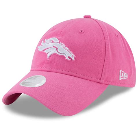 Women's New Era Pink Denver Broncos Preferred Pick Pink 9TWENTY Hat