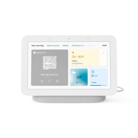 Google Nest Hub 2nd Gen - Smart Home Display with Google Assistant - Chalk - Walmart.com ...