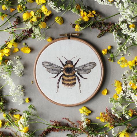 Delicately embroidered hoop artworks of wildlife by Emillie Ferris | Creative Boom