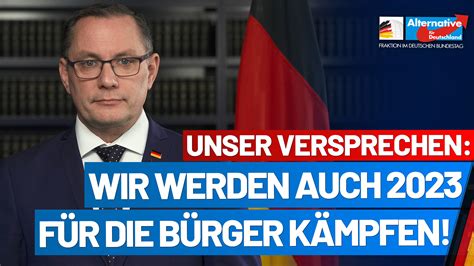 Neujahrsansprache von Tino Chrupalla: Wir werden auch 2023 für Sie kämpfen! AfD-Fraktion im ...