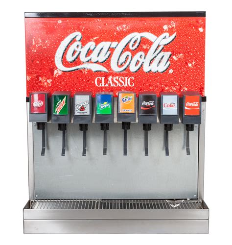 ce00116 - 8-Flavor Counter Electric Soda Fountain System (REMANUFACTURED) || Soda Dispenser Depot