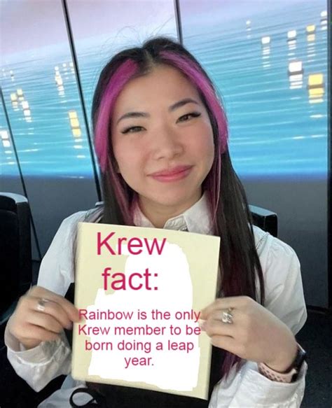 Krew fact: Betty is the only Krew member to be born doing a leap year ...