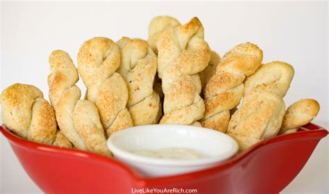 How to Make Breadsticks out of Frozen Bread Dough - Live Like You Are Rich