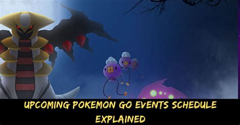 Upcoming Pokemon Go Events Schedule Explained