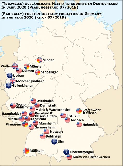 Maps of U.S. Military Bases in Germany - State of Economics