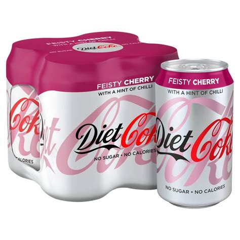 Diet Coke Feisty Cherry 4 x 330ml from Ocado