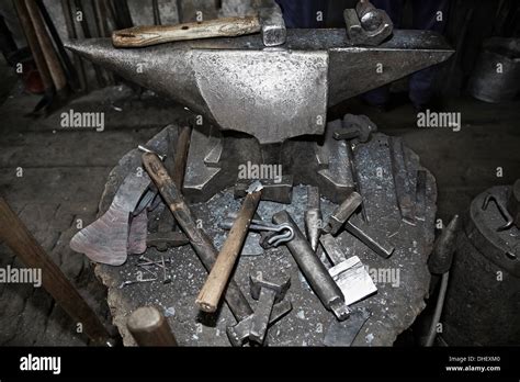 Blacksmith tools Stock Photo: 62408528 - Alamy