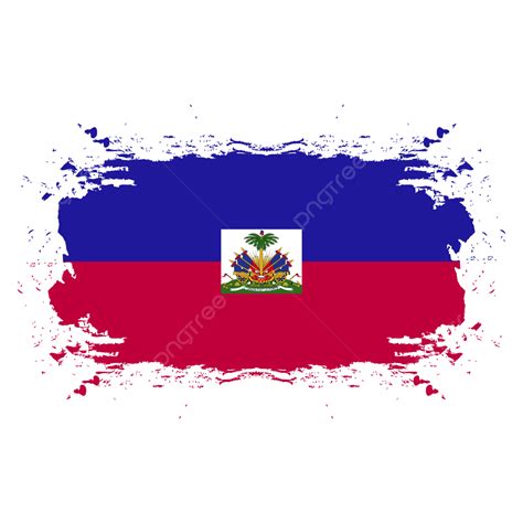 Haiti Flag Vector Art PNG, Haiti Flag In Brush Stroke Free Vector And Png, Haiti Flag, Haiti ...