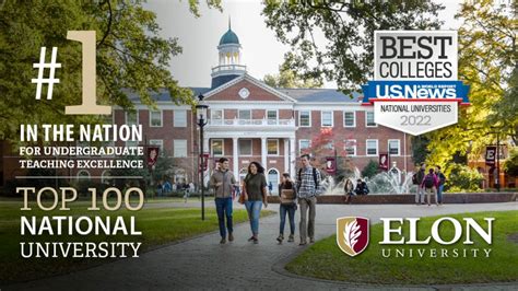 Elon named #1 National University for Teaching Excellence in new U.S. News & World Report ...