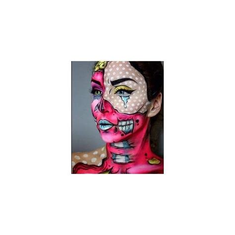 Monster makeup liked on Polyvore featuring beauty products and makeup ...