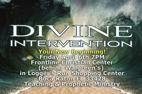 Divine Intervention - Your New Beginning Event - The Glorious Restoration