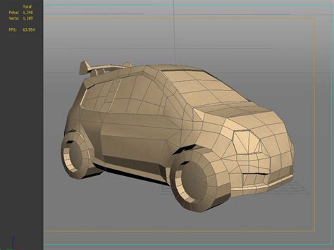 Poy origami car cartoon 3D model - TurboSquid 1615266