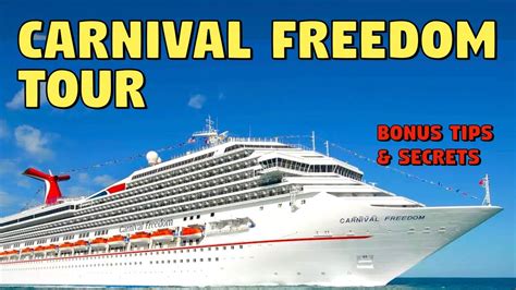 Carnival Freedom 2024 Full Ship Tour | Bonus Tips & Secrets - YouTube