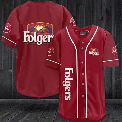 Folgers Coffee Baseball Jersey - DESIGN-TREND