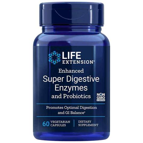 Enhanced Super Digestive Enzymes with Probiotics, Life Extension