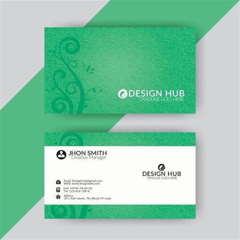 Premium PSD | Creative modern name card and business card template