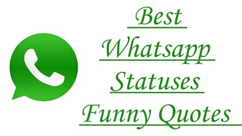 10+ Best Whatsapp Statuses Funny Quotes - Online Quotes - YouTube