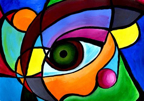 Eye Abstract Painting by prancingdeer722 on DeviantArt