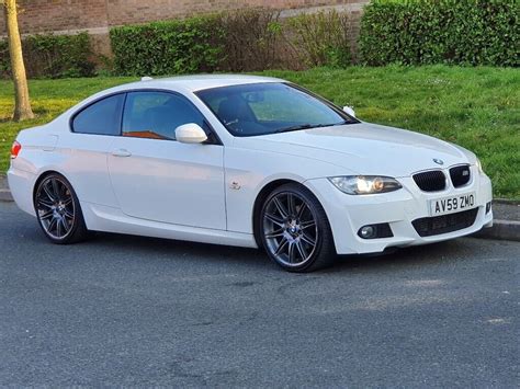 BMW 320D COUPE M SPORT HIGHLINE 2010 WHITE 2 LADY OWNERS HPI CLEAR ...