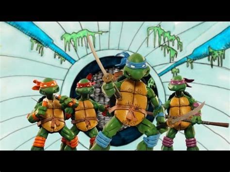 TMNT Stop Motion Intro (1987) theme song ᴴᴰ - YouTube