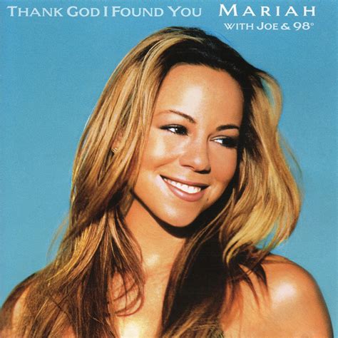 Mariah* With Joe & 98°* - Thank God I Found You (2000, CD) | Discogs