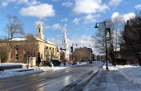 Downtown Dedham, Massachusetts. Paul Chandler December 2017. | Dedham ...