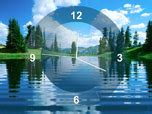 Lake Clock - Free Windows 8 Screensavers Download