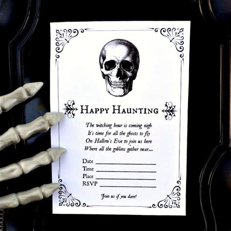 Free Printable Halloween Invitations for Your Spooky Soiree