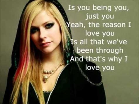 I Love You- Avril Lavigne Reasons I Love You, Why I Love You, Avril ...