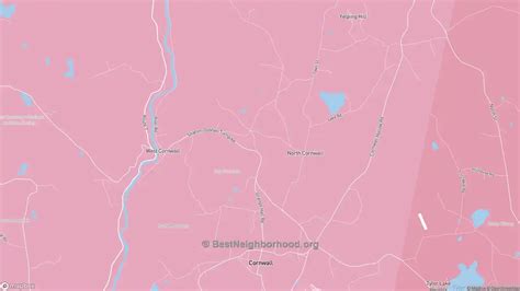 West Cornwall, CT Political Map – Democrat & Republican Areas in West Cornwall ...