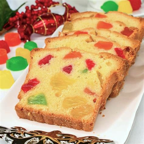 Gumdrop Cake. A traditional Holiday or birthday cake in Newfoundland.