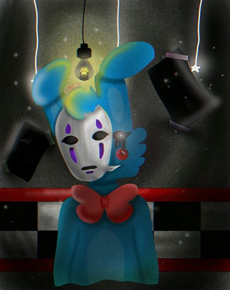 Faceless...(Crossover Faceless × Bonnie) | Five Nights At Freddy's Amino