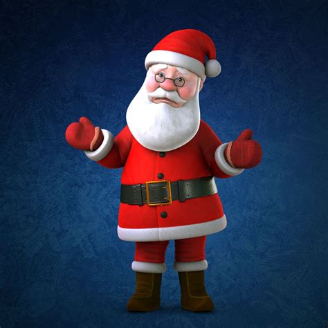 Santa Claus 3D Model $123 - .max .ma .unknown - Free3D